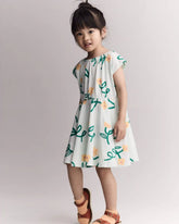 Toddler Girl Avenue Twirlâ„¢ Dress in Floral Print - Light Green
