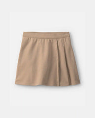 Girls 2-Pack Uniform Ponte Skort - Khaki