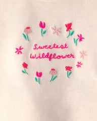 Baby Girl 3-Piece 'Sweetest Wildflower' Outfit Set - Pink/Cream