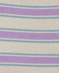 Baby Girl Striped Short-Sleeve Dress - Blue