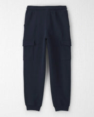 Boys Organic Cotton French Terry Cargo Pants