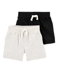 Baby 2-Pack Cotton Pull-On Shorts