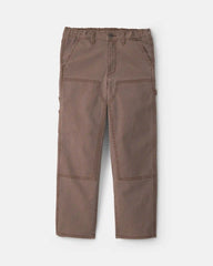 Boys Baggy Carpenter Pants - Brown