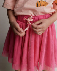 Toddler Girl Avenue Twirl™ Mini Skirt with Tulle - Hot Pink