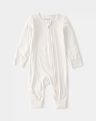 Baby 2-Way Zip PurelySoft Sleep & Play Pajama - Cream