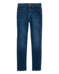 Kid Dark Blue Wash Super Skinny-Leg Jeans