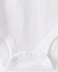 Baby 10-Pack Sleeveless Cotton Bodysuits - White