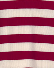 Toddler 2-Piece Organic Cotton Ribbed Pajamas in Stripes