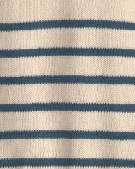 Baby 2-Piece Organic Cotton Knit Sweater & Pant Set in Stripes
