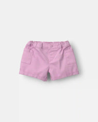 Toddler Girl Mom Shorts - Pink