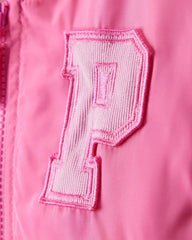 Toddler Girl Disney© Princess Long-Sleeve Varsity Jacket - Pink