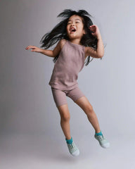 Toddler Girl Brooklyn Bike Shorts - Mauve