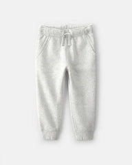 Toddler Boy Fleece Joggers - Grey