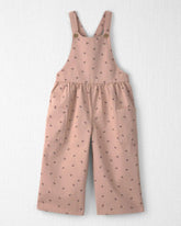 Toddler Girl Organic Cotton Twill Wide Leg Overalls