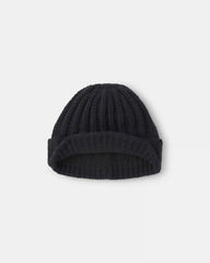 Boys Ribbed Beanie - Black