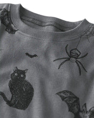 Toddler 2-Piece Organic Cotton Pajamas in Spooky Creatures