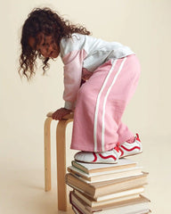 Toddler Girl French Terry Wide-Leg Pants - Pink