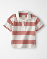 Toddler Boy Polo Shirt Made with Organic Cotton in Stripes