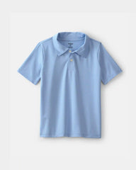 Boys 3-Pack Uniform Active Polo Shirts - Blue