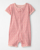 Baby Girl Organic Cotton 1-Piece Pajama in Pink Floral