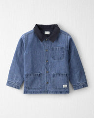 Kids Organic Cotton Denim Barn Jacket