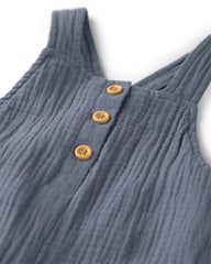 Baby Organic Cotton Gauze Overalls