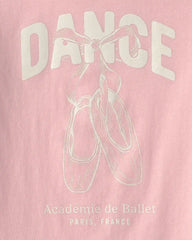 Girls Ballet Long-Sleeve Graphic Tee - Pink