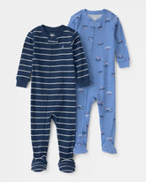 Toddler Boy 2-Pack Boat Snug Fit 1-Piece Pajama - Blue