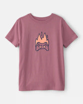 Boys Game Controller Graphic Tee - Red