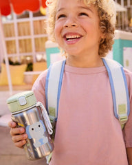 Besties Squad Stainless Steel Straw Bottle - Emmett Elephant