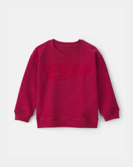Toddler Boy OshKosh Logo French Terry Pullover Sweatshirt - Red