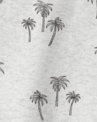 Baby 2-Piece Organic Cotton Pajamas in Palm Trees