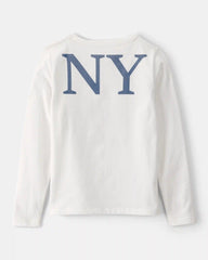 Girls Care Bear Long-Sleeve Top - White