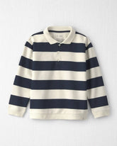 Boys Organic Cotton French Terry Rugby Polo