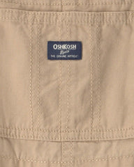 Toddler Boy Canvas Shortall - Khaki