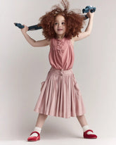 Toddler Girl Avenue Twirlâ„¢ Midi Skirt with Otter Pockets - Light Pink