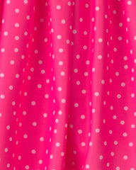 Girls Polka Dot Active Skort - Pink