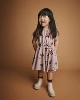 Toddler Girl Avenue Twirlâ„¢ Dress in Floral Print - Mauve