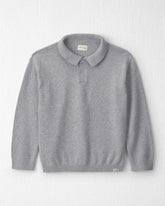 Boys Organic Cotton Sweater Knit Polo