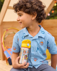 Blippi & Meekah Stainless Steel Straw Bottle
