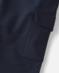 Boys Organic Cotton French Terry Cargo Pants