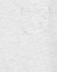 Kid Solid Short-Sleeve Fashion Top - Grey