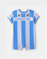 Baby Umbro Argentina Soccer Romper - Light Blue/White