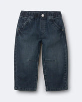 Toddler Barrel Jean in Medium Wash - Blue