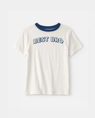 Boys 'Best Bro' Graphic Tee - Ivory