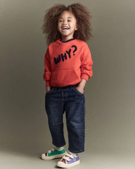 Toddler Barrel Pant in Denim - Blue