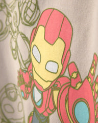 Toddler Boy ©Marvel Iron Man Fleece Pullover Sweatshirt - Brown
