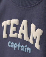 Baby 3-Piece Sports French Terry Layering Set - Blue/Grey