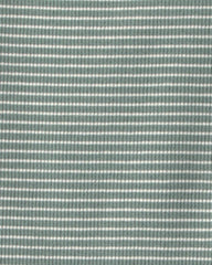 Toddler 2-Piece Organic Cotton Ribbed Pajamas in Stripes