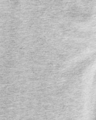 Girls Cotton Stretch Leggings - Grey